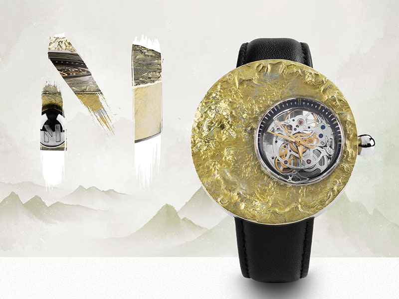Montre mécanique Shanhai au design inspiré de la montagne et de la mer